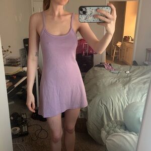 Los Angeles Apparel Lavender Mini Dress